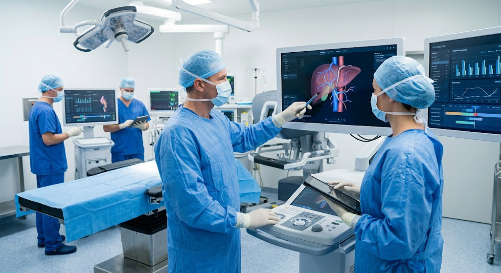 Advanced surgical theatre technology at Medovara Hospital